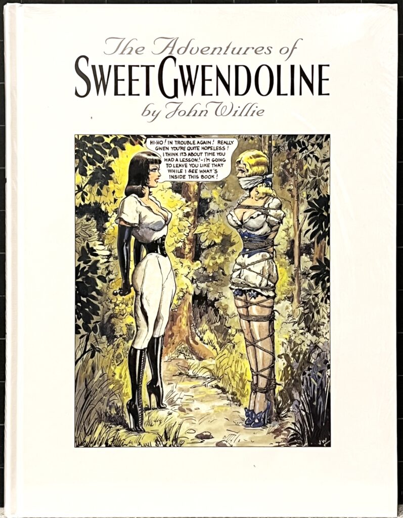 Cover of Sweet Gwendoline by John Willie with a vintage illustration.